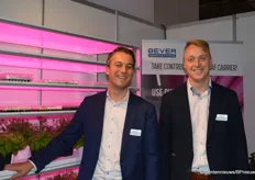 Jordi Mol en Stephan den Boer van Bever Innovations. Het bedrijf bestaat dit jaar 25 jaar en is in de sector bekend met haar Leaf Carrier.